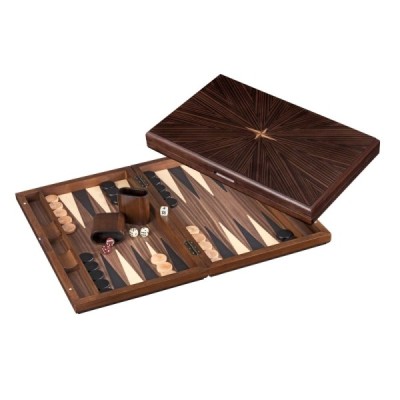 Backgammon Iraklia, large, magnetic closure