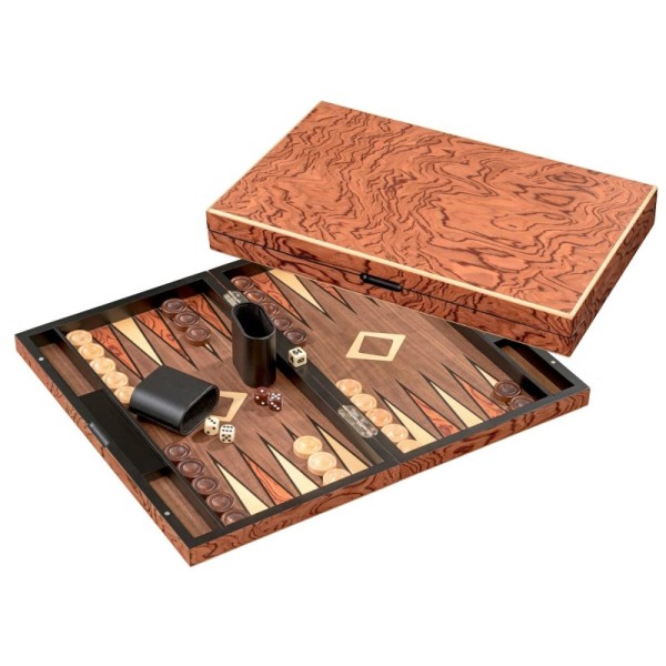 Backgammon Ikaria, large, magnetic closure