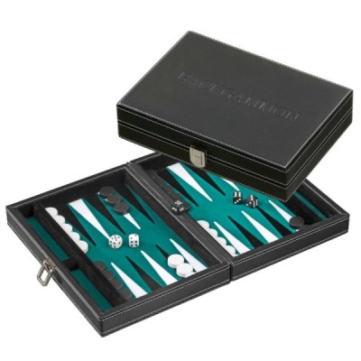 Backgammon Tinos, piccolo, verde, magnetico