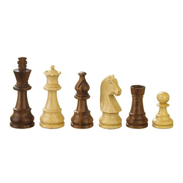 Chess pieces Titus, KH 78 mm, in wooden box