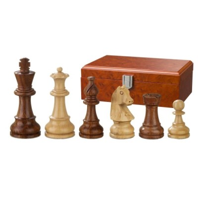 Sigismund chess pieces, ch 83 mm, in wooden box