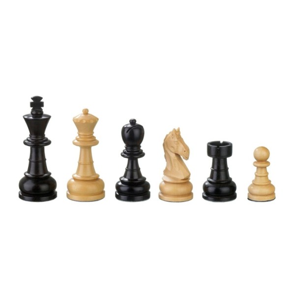 Chess pieces Chlodewig, KH 83 mm, in wooden box