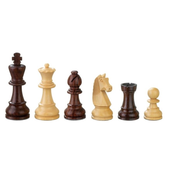 Chess pieces Barbarossa, KH 65 mm, in wooden box