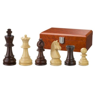 Barbarossa chess pieces, ch 78 mm, in wooden box