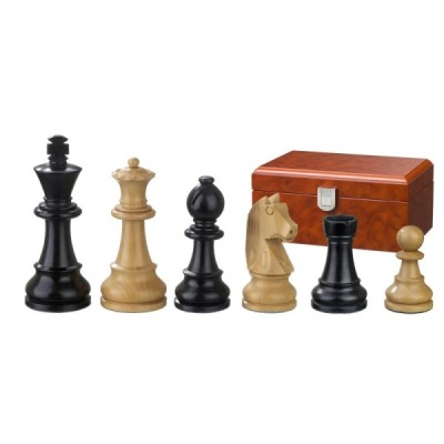 Chessmen Louis XIV, KH 65 mm, in wooden box