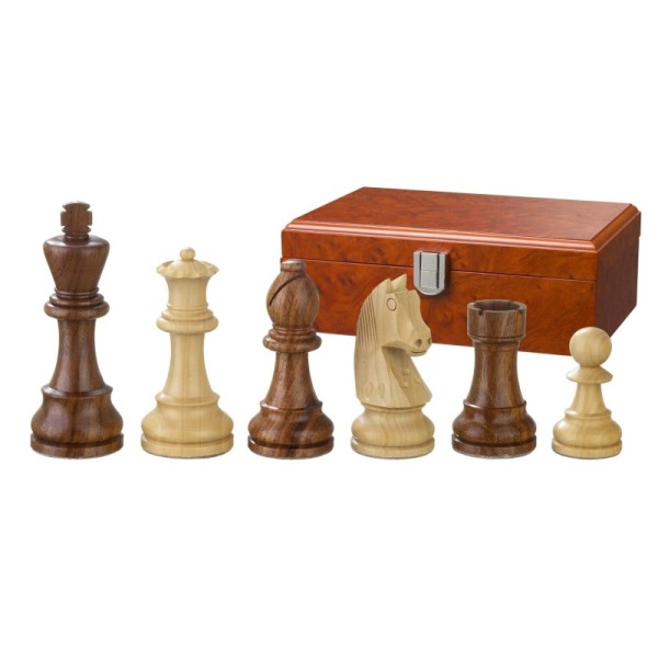 Chess pieces Artus, KH 83 mm, in wooden box