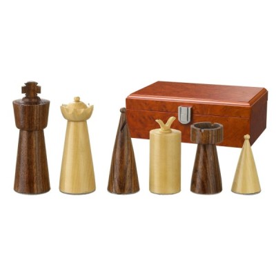 Chess pieces Galba, KH 90 mm, in wooden box