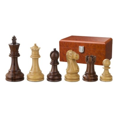 Chess pieces Tutankhamun, KH 95 mm, in wooden box