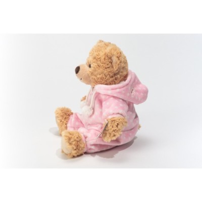 Pajama bear pink 30 cm