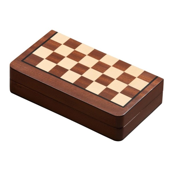 Chess backgammon checkers set, travel, field 18 mm, magnetic