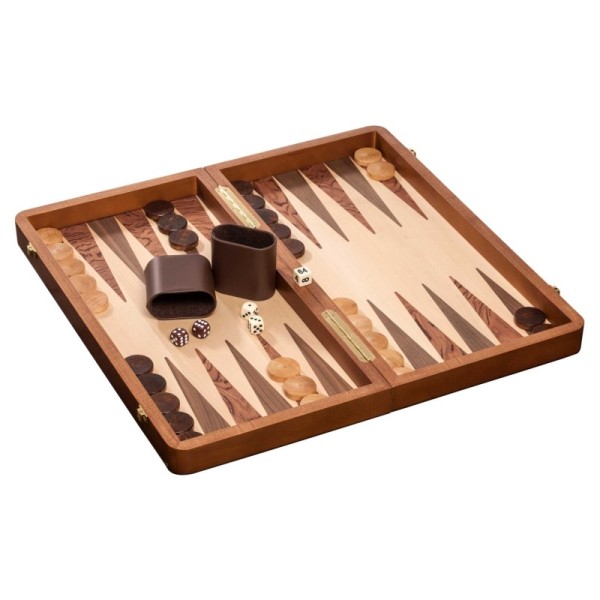 Chess backgammon checkers set, field 50 mm