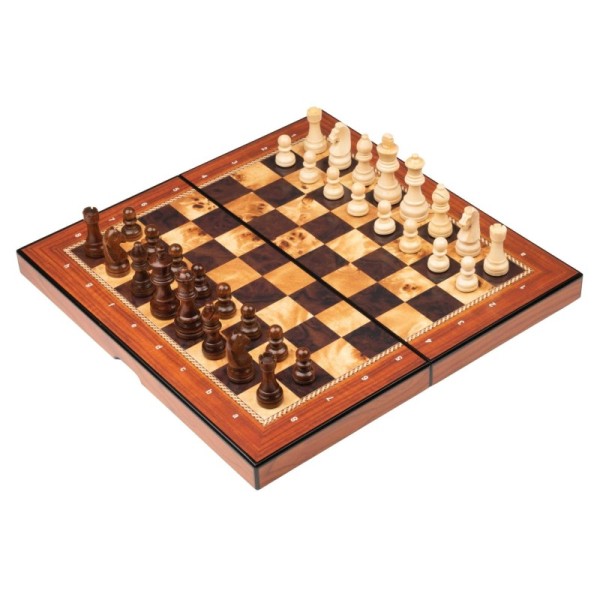 Chess box, field 40 mm, with edge labeling