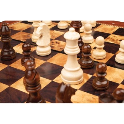 Chess box, field 40 mm, with edge labeling