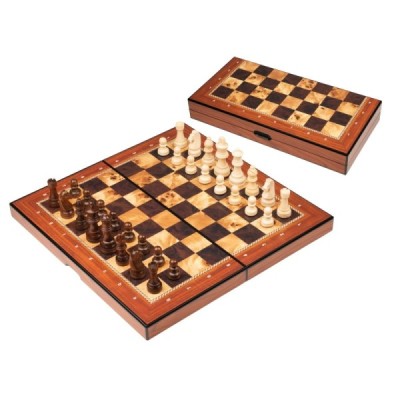 Chess box, field 40 mm, with edge labeling