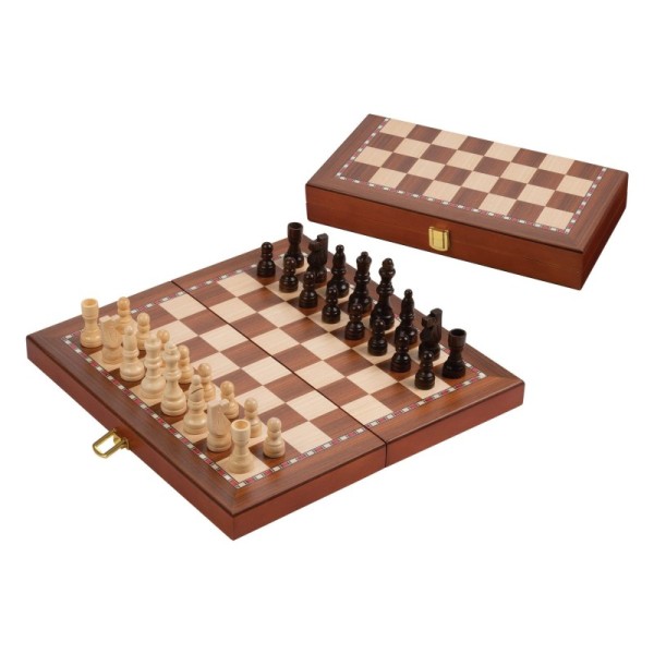 Chess box, travel, field 30 mm, magnetic