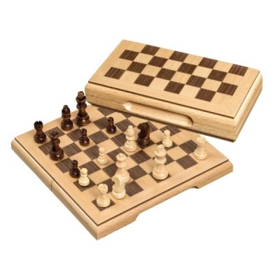 Chess box, travel, field 17 mm, magnetic