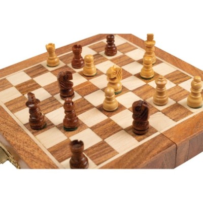 Chess box, travel, mini, field 12 mm, magnetic