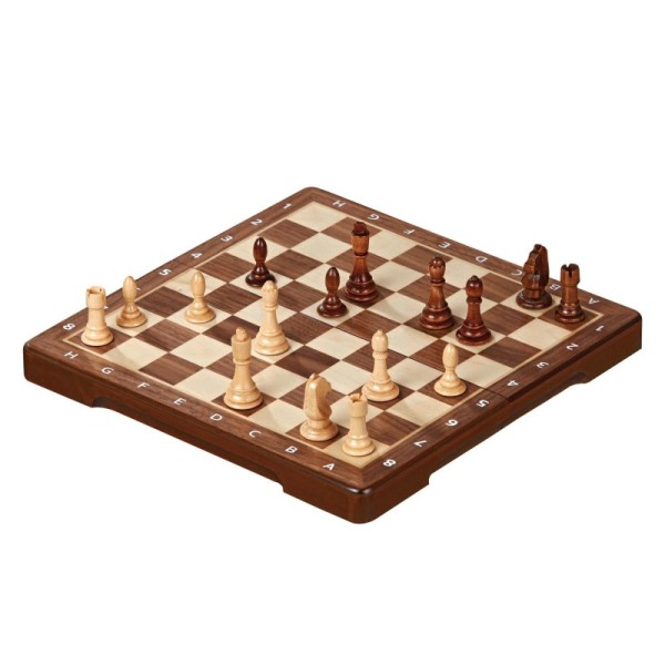 Chess box, field 25 mm, with edge labeling