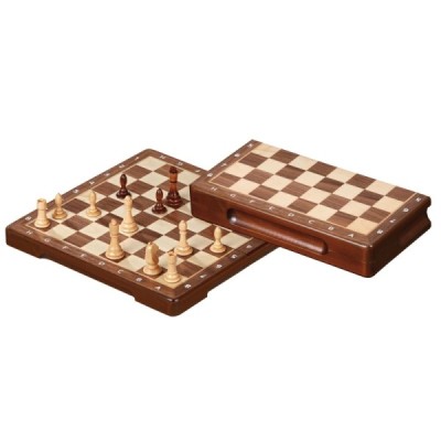 Chess box, field 25 mm, with edge labeling