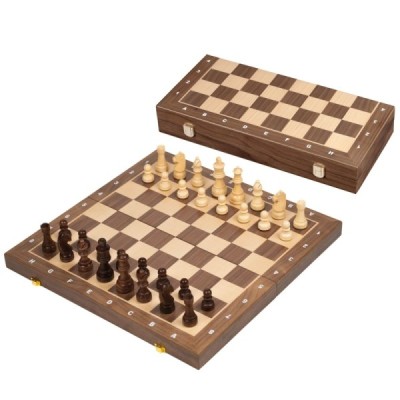 Chess box, field 43 mm, with edge lettering