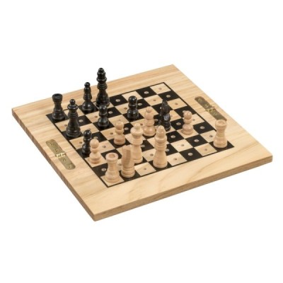 Schach, mini, Reisespiel, klappbar, Feld 19 mm