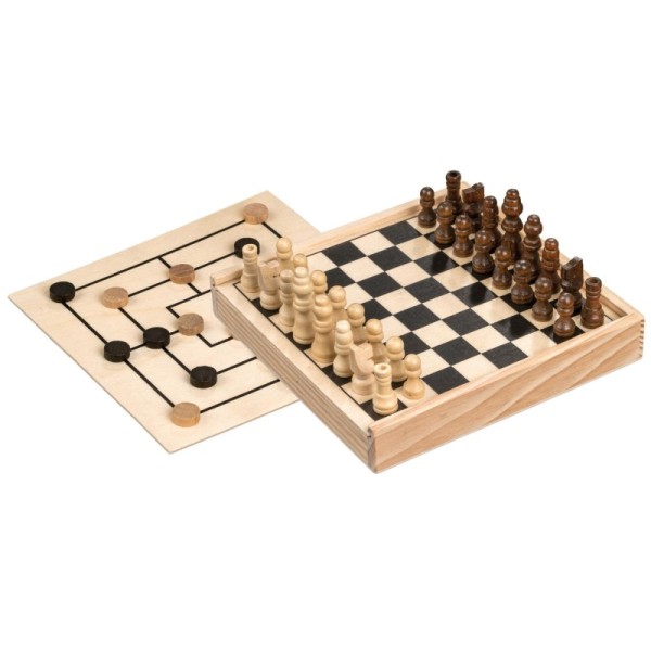 Schach Mühle Kombination, mini