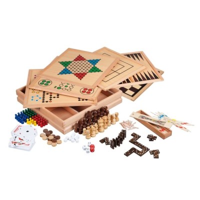 Collezione di giochi in legno 100, edizione Premium