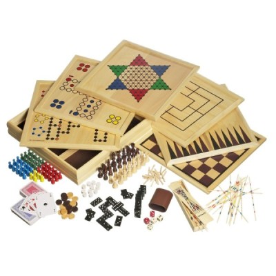 Wooden game collection 100