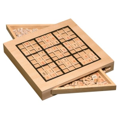 Sudoku, mit Aufbewahrungsfächer