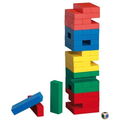 Wobble tower, colorful