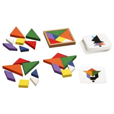 Tangram di velocità, colorato