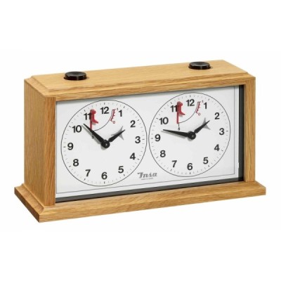 Orologio a scacchi Insa, meccanico, cassa in legno