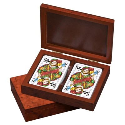 Rummy, in wooden box