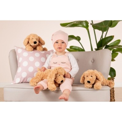 Schlenkerhund beige 28 cm