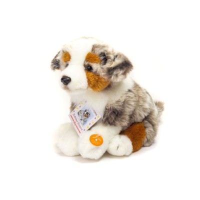 Australian Shepherd Welpe sitzend 22 cm