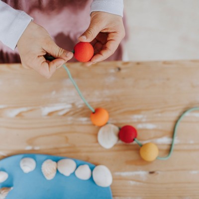 Kleine Pastellkugeln