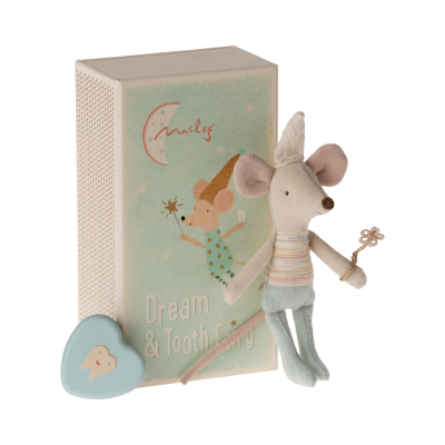 Tooth fairy mouse, Little brother box. of flames.