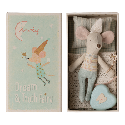 Tooth fairy mouse, Little brother box. of flames.