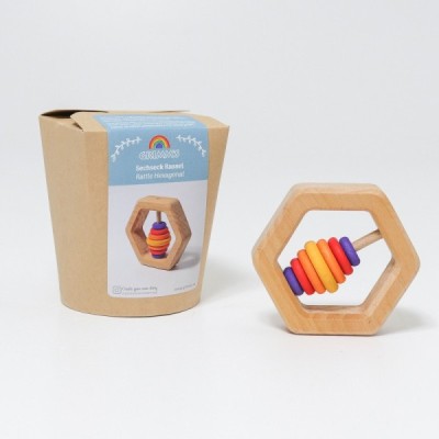 Hexagon rattle