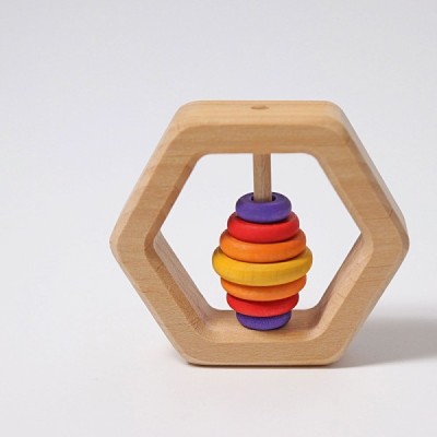 Hexagon rattle