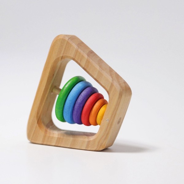 Pyramid rattle