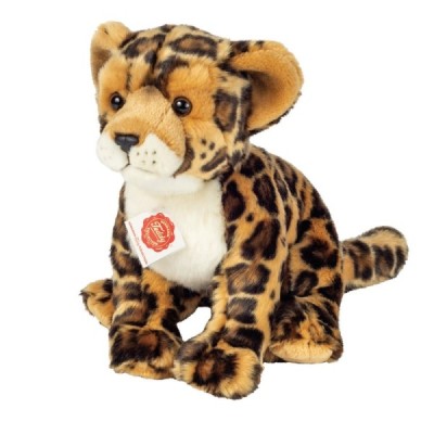 Leopardo seduto 27 cm