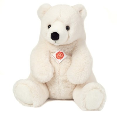 Sitting polar bear 35 cm