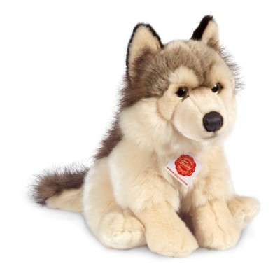 Wolf sitting 29 cm