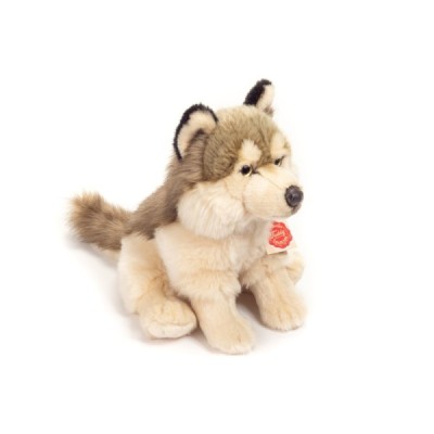 Wolf sitting 29 cm