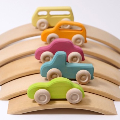 Slimline wooden cars